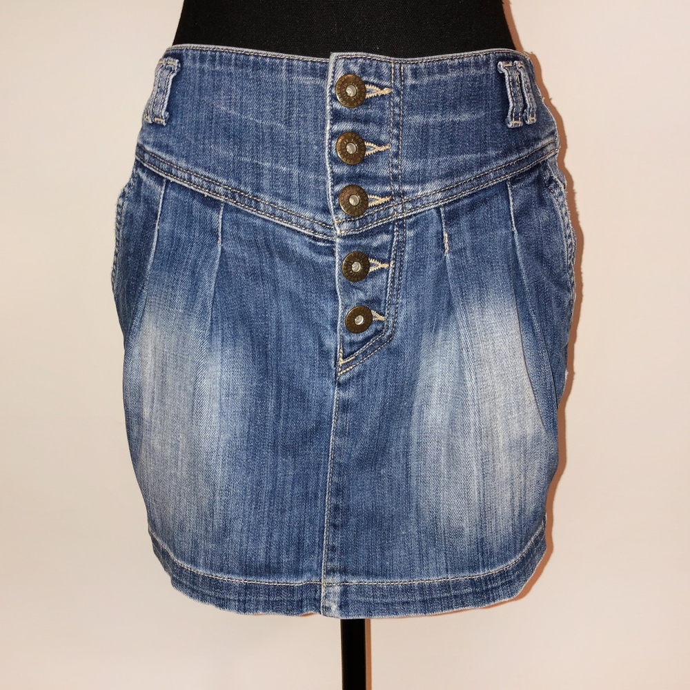 PULL&BEAR mini jeans skirt, Size S